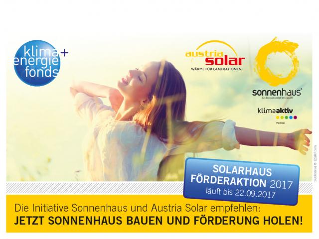 Solarhaus Förderaktion 2017