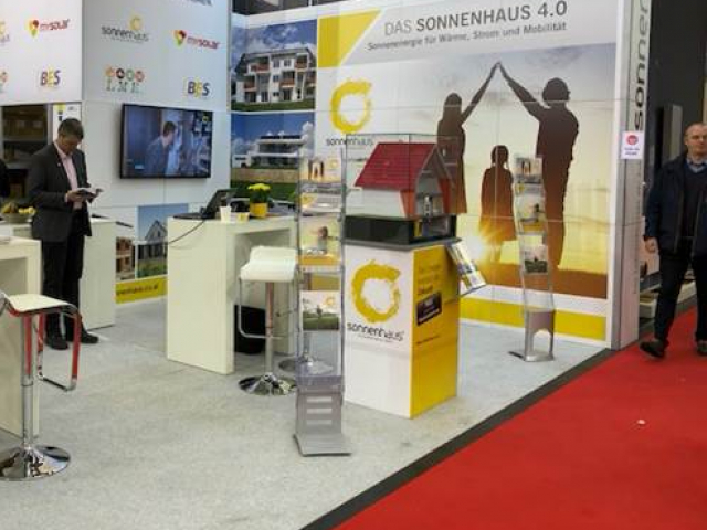 Messestand Sonnenhaus