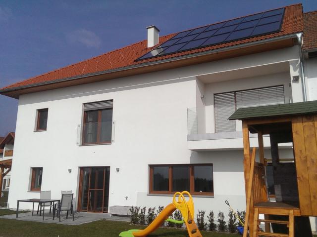 Thermische Solaranlage Hausstock / Süd