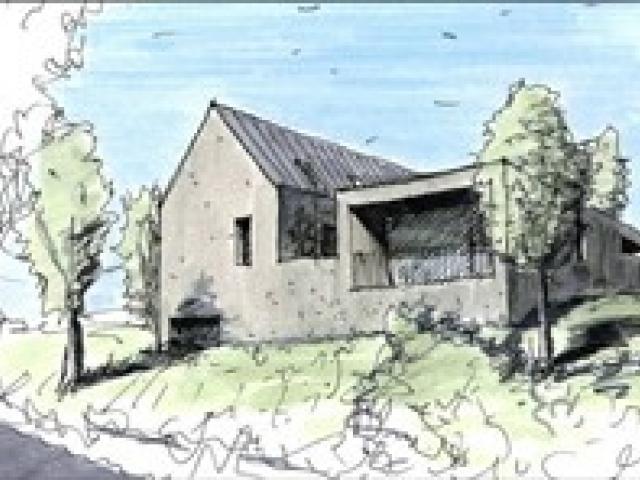Haus Pram Skizze