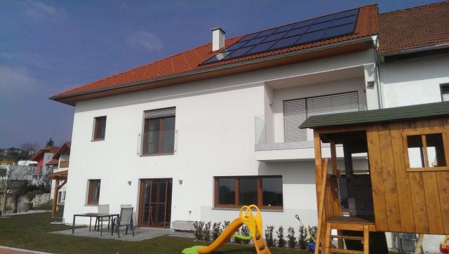Thermische Solaranlage Hausstock / Süd