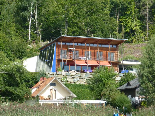 Sonnenhaus Thurner vom See aus